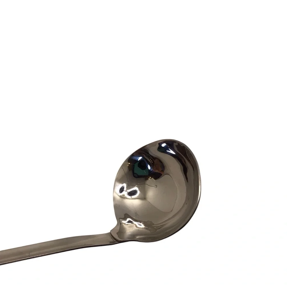 18/10 Stainless Steel Soup Ladle 12” Hanging Handle Kitchen Utensil